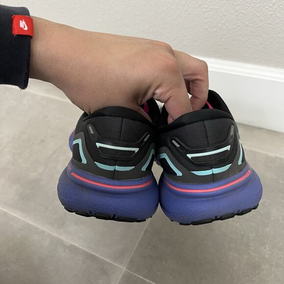 Brooks Ghost 15 Womens 7B Gray Purple Athletic Running Sneakers Comfort Shoes - Picture 4 of 6